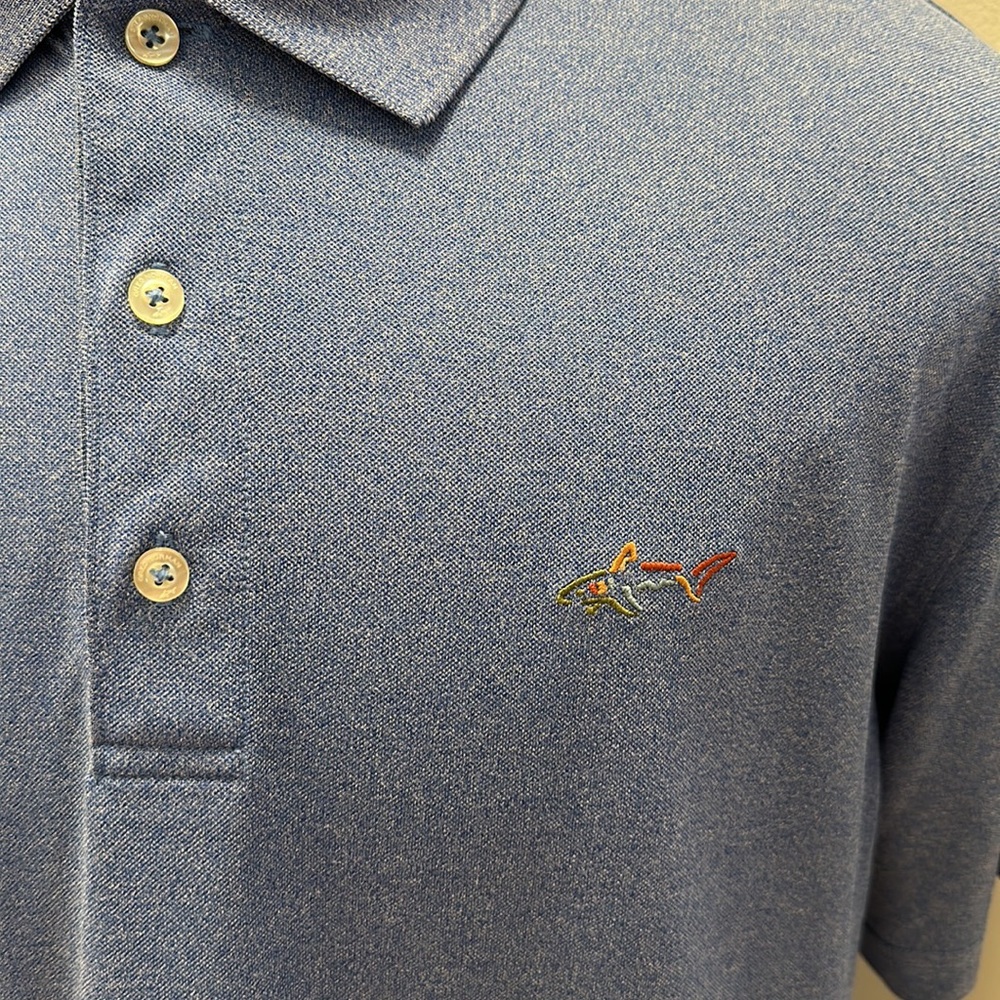 Greg Norman for Tasso Elba - Five Iron Golf Shirt - Size L - Picture 2 of 5
